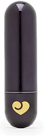 Glowing Bullet Vibrator - 3-inch (about 7.6 cm) easy-to-use mini bullet Massaging device - 10-function bullet vibrator - Rech
