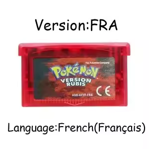 USA/EUR/ESP/ITA/NOE/FRA Pokemon Series Video Game Cartridge Pokemon Emerald FireRed LeafGreen Ruby Sapphire for GBA - Image 6