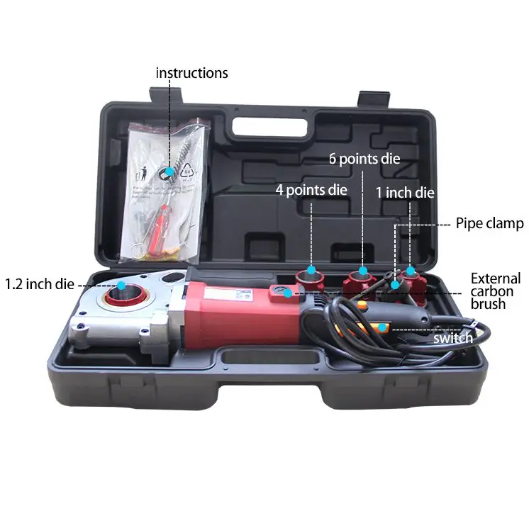 Pipe Threading Machine  Electric Portable Pipe Threader