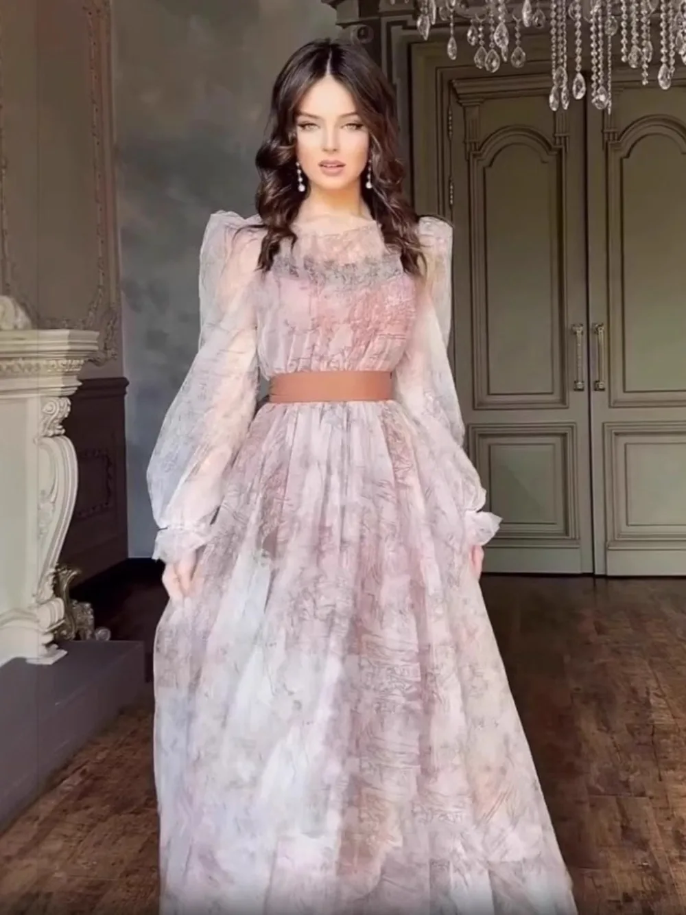 

Eid Women Dress Abaya Muslim Ramadan Jalabiya Lace-up Elegant Party Dresses Dubai Long Robe Morocco Kaftan Vestidos Largos 2025
