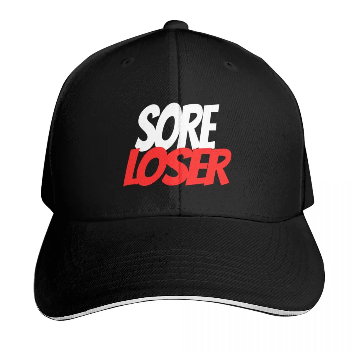Sore Loser (Funny Board Game Quote - Board Gamer - Bad At Winning) Baseball Cap Men Women Casual Summer Sport Sun Cap