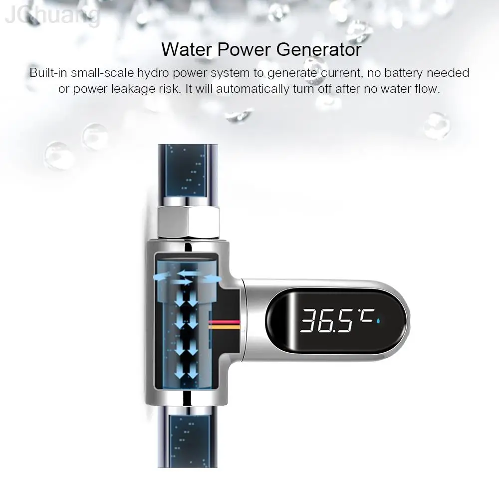 LED Display Shower Faucets Water Thermometer Electricity Bathroom Baby Bath Water Temperture  Home Hot Tub Bathing Temperature