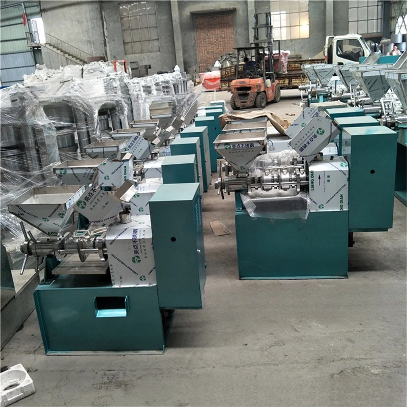 Horizontal Hydraulic Large Capacity Extraction Rate High Pressure 60 Type Household Soybean Spiral Oil Press Machine