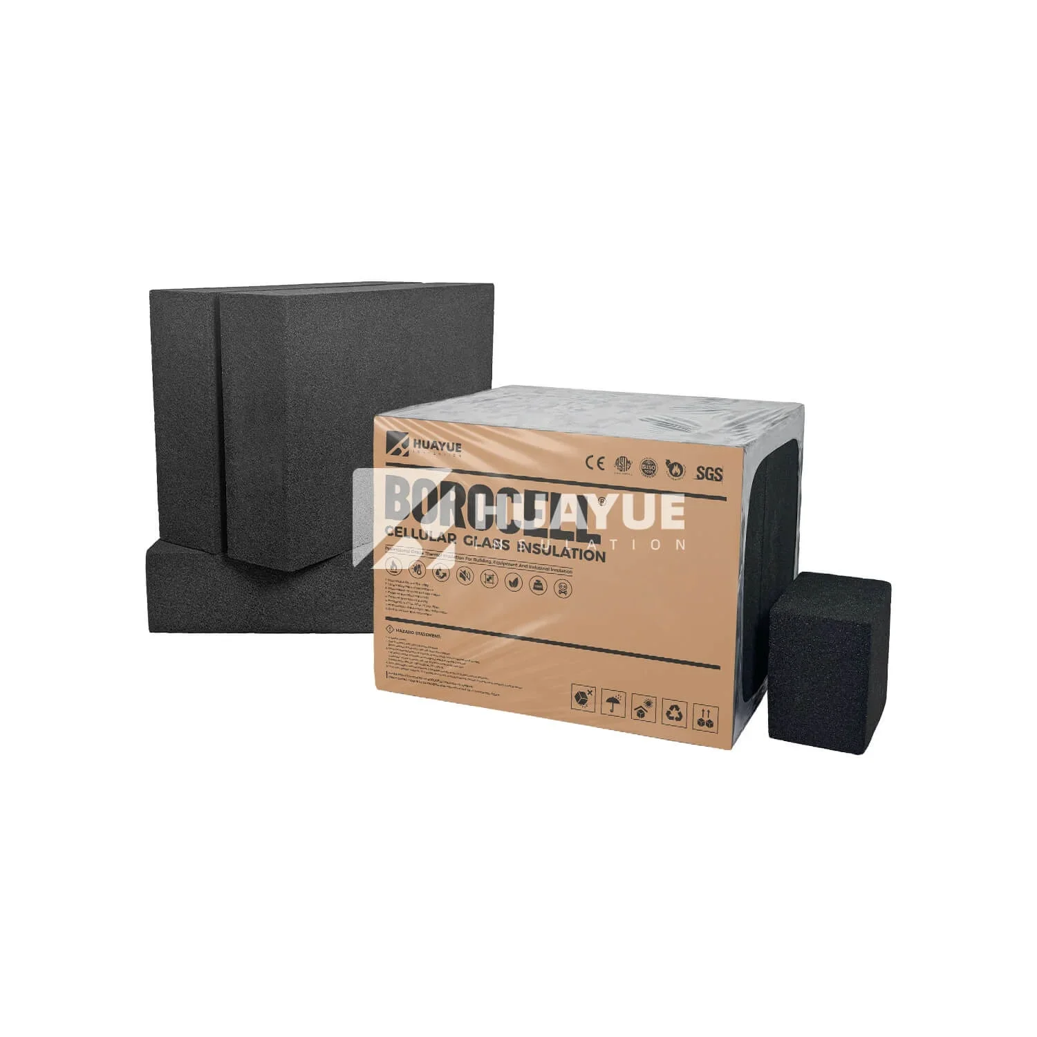 High Strength Cellular Glass Insulation Board for Commercial Building Foundations