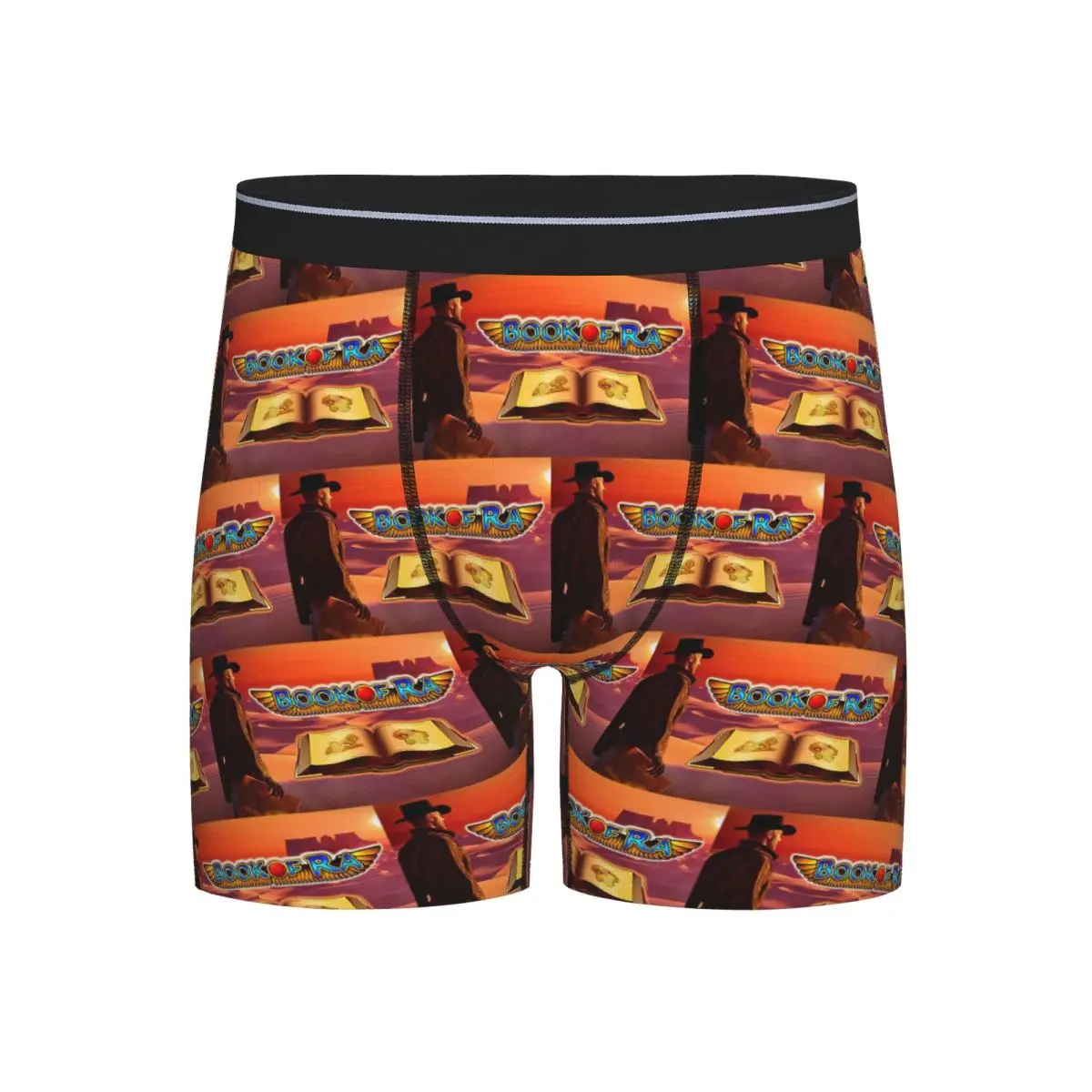 

Long Boxer Underpants Shorts Book Of Ra Panties Men's Ventilate Underwear for Homme Man Boyfriend Gift