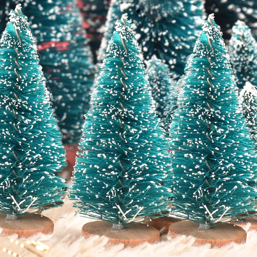 ديكور بيت الدمى، زينة شجرة عيد الميلاد، زينة للعطلات، قاعدة حديدية، ديكور قرية مصغر لحرف عيد الميلاد #5