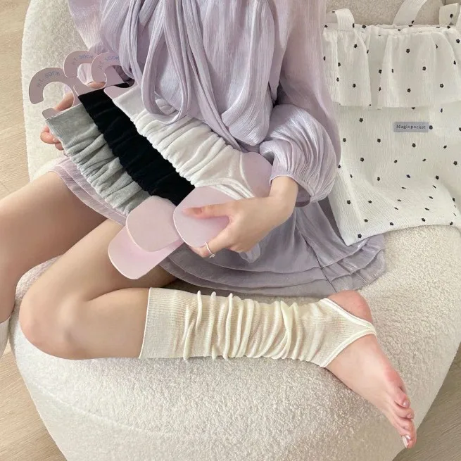 

Breathable Stockings Thin Bag Calf Ballet Style Foot Socks Cover Women's Solid Color Light and Sweet Savings Stockings