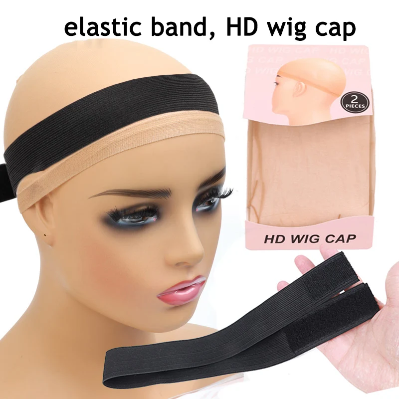 Wig Installation Kit Beginner Friendly Strong Hair Glue Adhesive Sweat Proof Water Proof Edge Control Elastic Bands Hair Brush