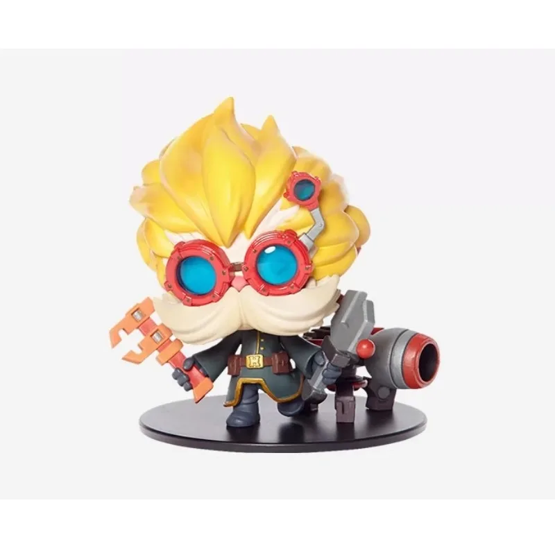 Original LOL League of Legends Heimerdinger Q Version Anime Action Figures Collectible Ornaments Model Toys Gift