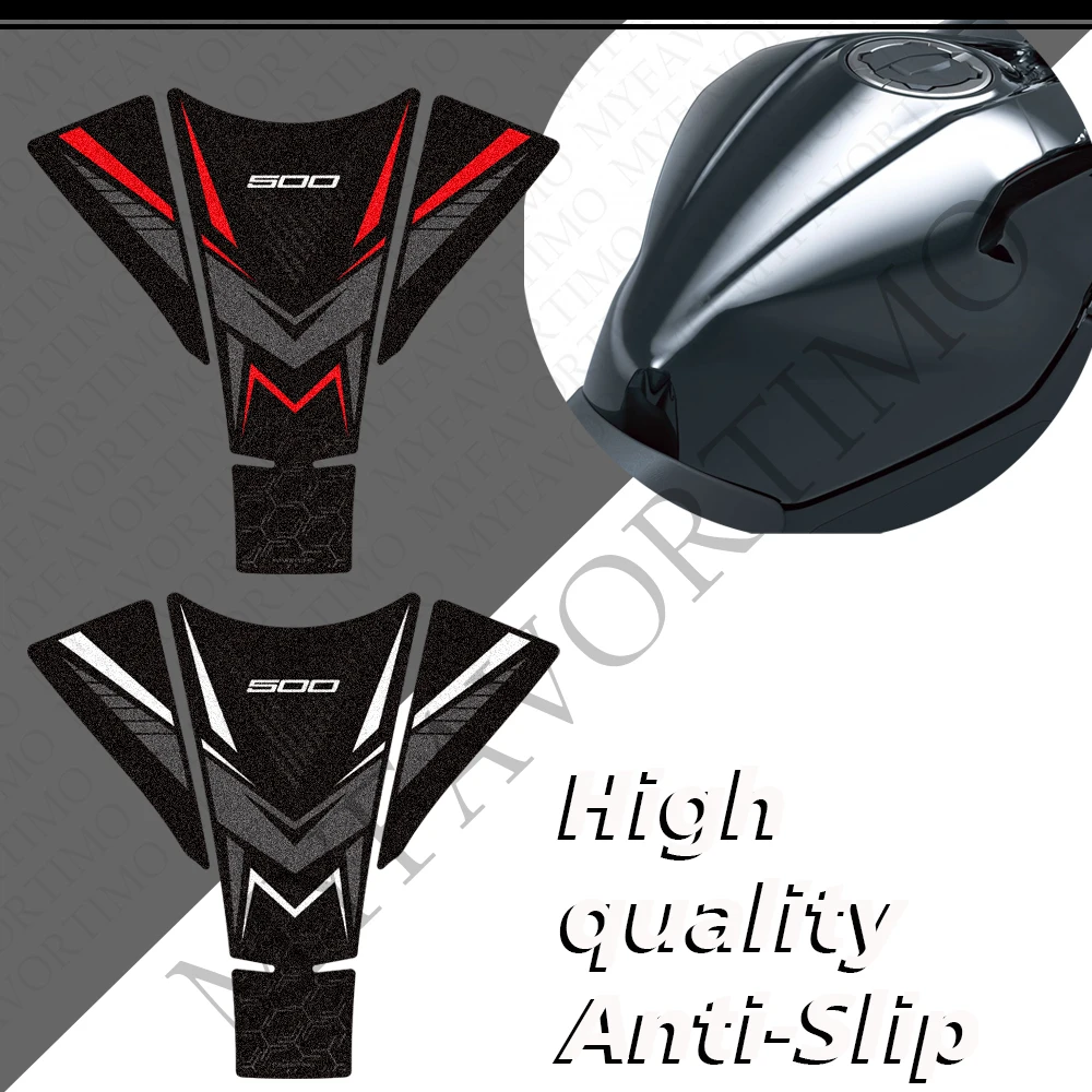 For Ninja Z500 Z 500 SE ABS Tank Pad Gas Fuel Oil Protection Kit Fairing Fender Stickers Decals Accessories