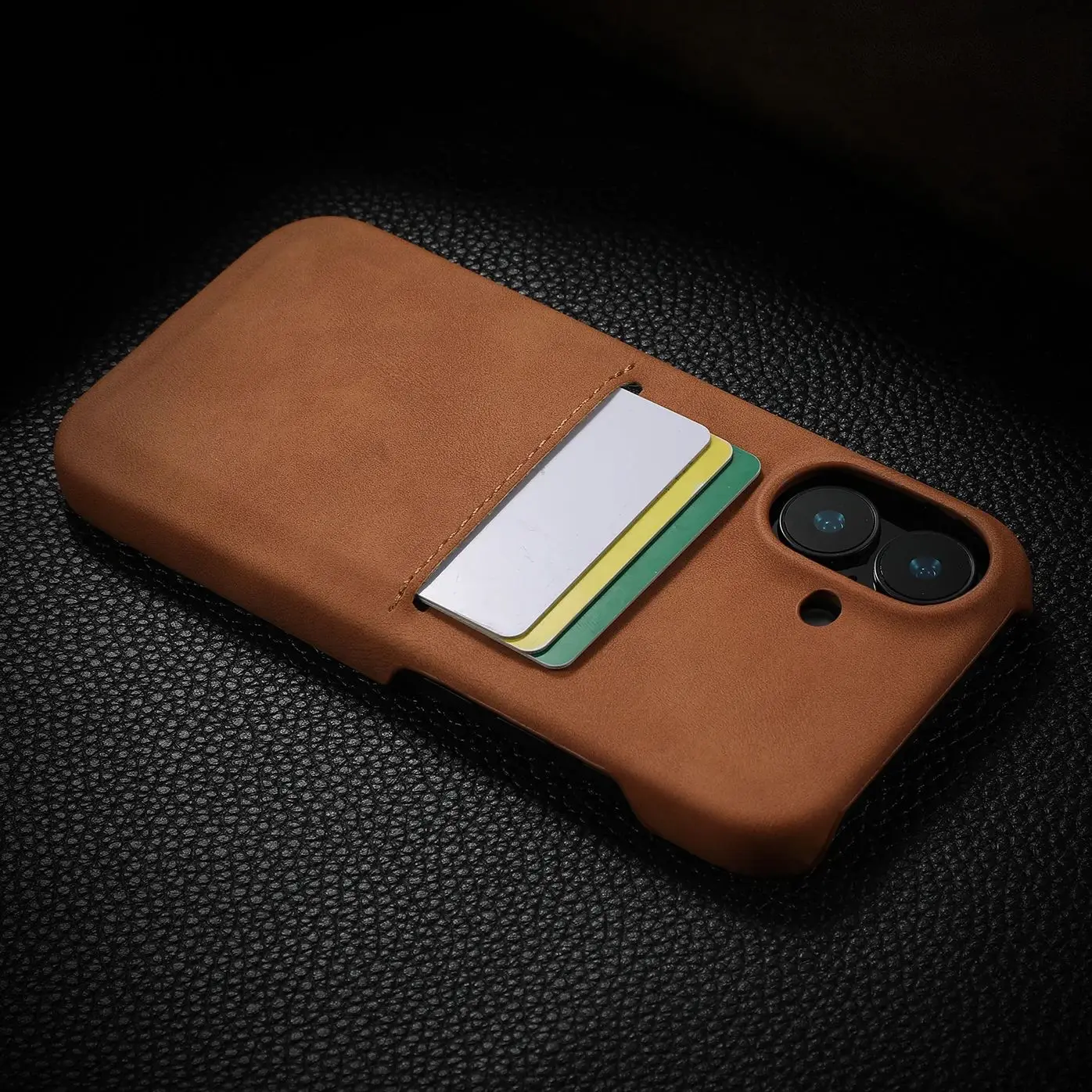 جلد الغنم بو الجلود بطاقة المحفظة الوفير الحال بالنسبة آيفون 17 الهواء 16 15 14 13 12 برو ماكس زائد للصدمات ماتي فرملس غطاء الكمبيوتر #2