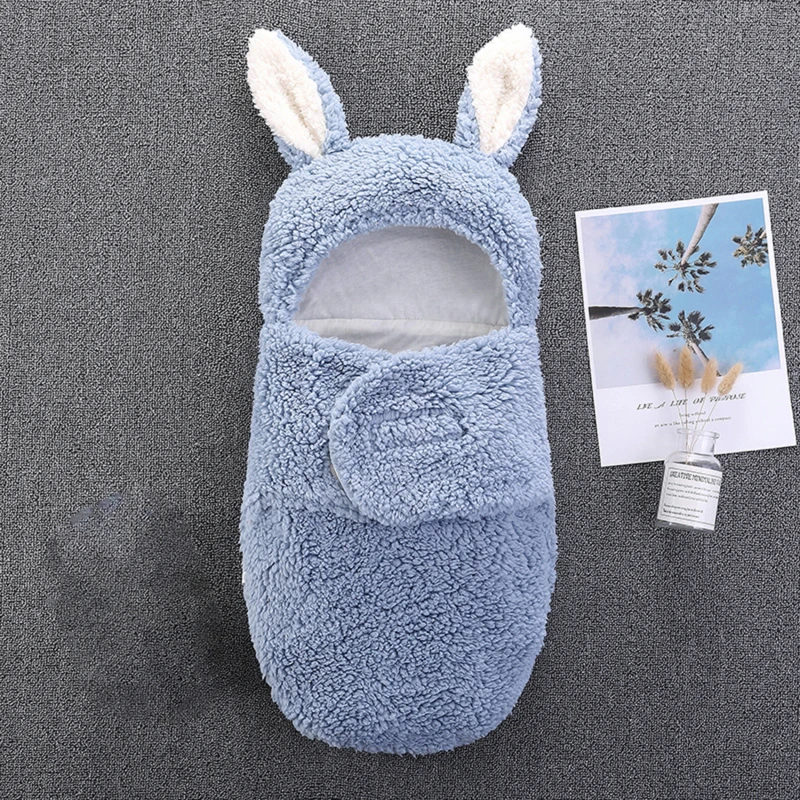 Baby Sleeping Bag Soft Newborn Baby Wrap Blankets Envelope For Newborn Sleepsacks Cotton Thicken Cocoon for Baby 0-9 Months