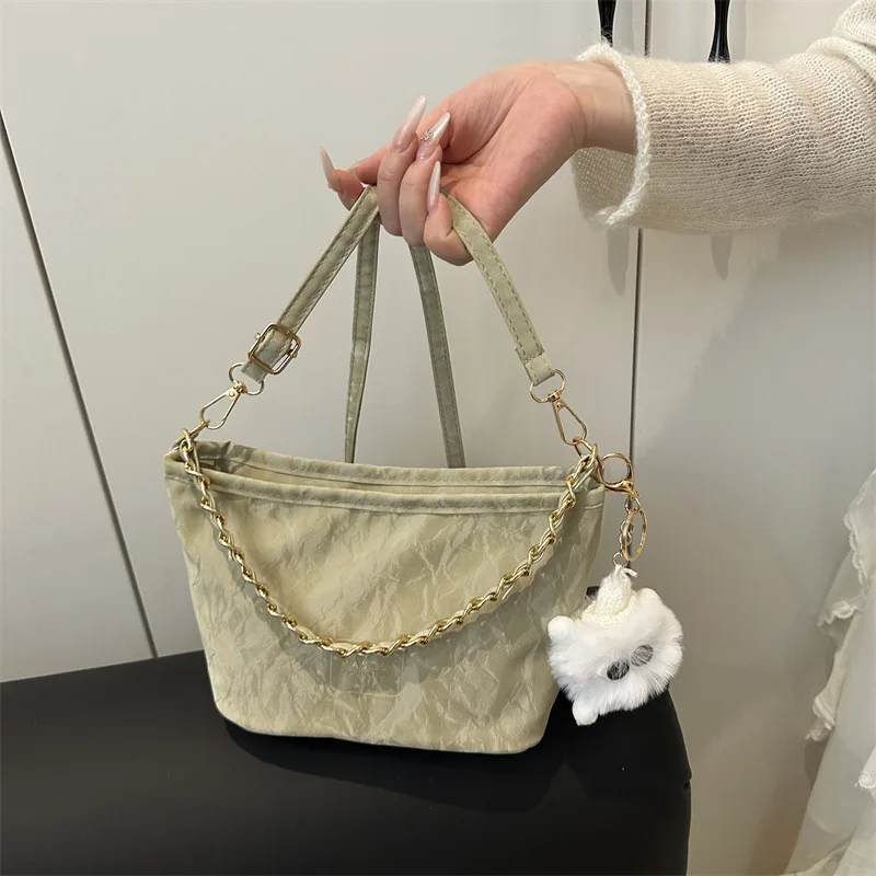 

Small Casual Crossbody Bag for Girl New Canvas Women's Shoulder Messenger Bags Korean Fashion Cotton Cloth Female Handbags Purse