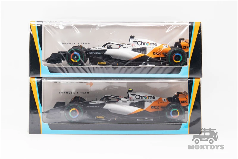 Spark 1:43 MCL60 No.4 9th / No.81 10th Monaco GP 2023 Model Car