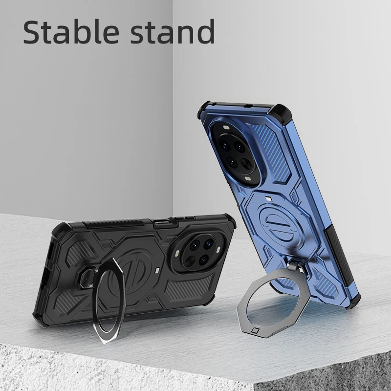 حافظة مغناطيسية مقاومة للصدمات من KEYSION لهاتف هواوي نوفا 14 برو من مادة البولي يوريثان الحراري + PC حافظة خلفية معدنية حية لهاتف هواوي نوفا 14 #3