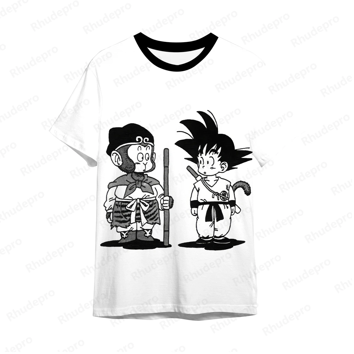 Camiseta de Dragon ball para hombre, ropa de Anime de gran tamaño, alta calidad, Y2k, regalo, estilo Harajuku, ropa de calle, tendencia Goku, 2024