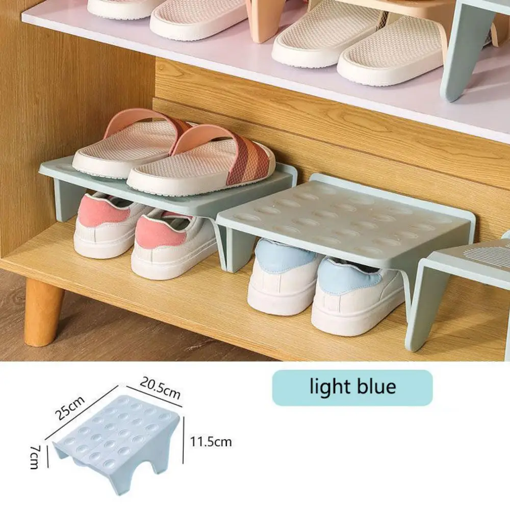 Double-Layer Shoe Rack Holder Slippers Sneakers High Heels Storage Shelf Home Space Saving Organizer Wardrobe Footwear Shoebox