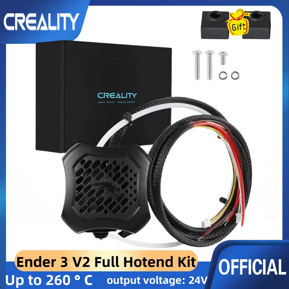 

Creality Ender 3 V2 Full Hotend Kit Strong Wear Resisting Stable Printing Print freely for Ender-3 V2 3D Printer Parts Original