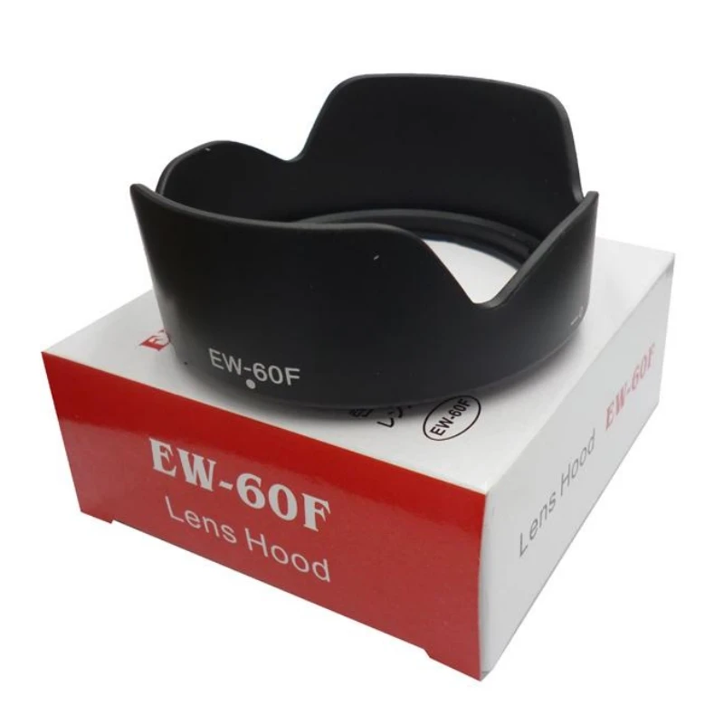 1PCS EW60F EW-60F Camera Lens Hood  Bayonet Mount for Canon M5 M6 With EF-M 18-150mm f/3.5-6.3 IS STM 55mm Lens with package box