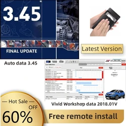 2024 Hot Sale Car Diagnostics Auto Data 3.45 Vivid Workshop Data Atris Stakis 2018.01V Diagnostic Tool Software Multi-languages