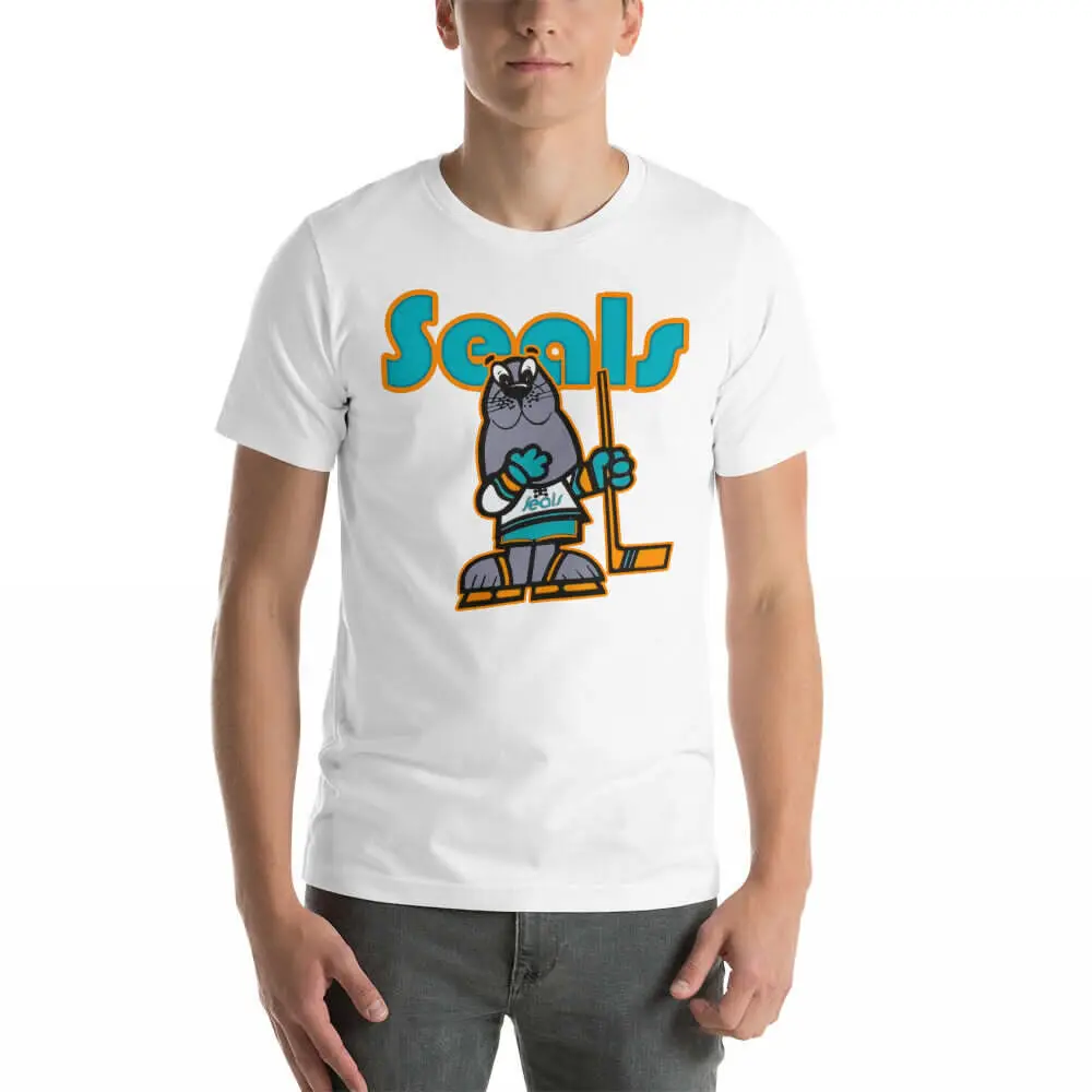 CALIFORNIA GOLDEN SEALS Hockey Vintage Style Tee Short-Sleeve Unisex T-Shirt