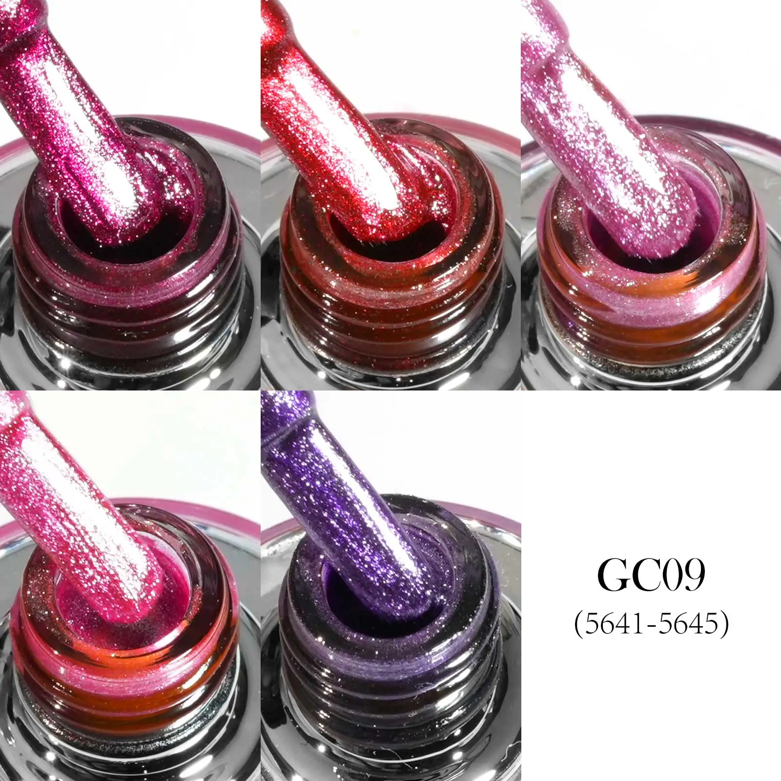 5 pz/kit VENALISA TPO LIBERA HEMA LIBERA Magic Color Cat Eye Gel Smalto per unghie Tavolozza di colori Display Ultra Glitter Diamond Gel Set
