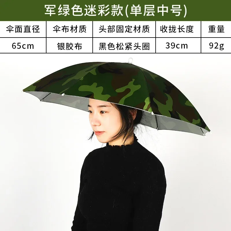 

DurableDouble Windproof Strong Umbrella Cap Medium Folding Rain And Weather Strong Shade Umbrella
