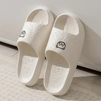 Printting Cute Bear Women Slippers Summer Indoor Soft Cartoon Sandals Bathroom Anti-slip Outdoor Comfy Men Leisure Shoes Couple - Image 2