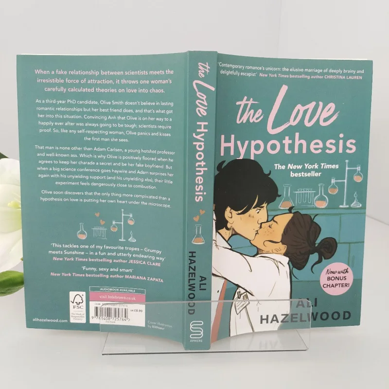 2026 Bestseller The Love Hypothesis Original English Novel by Ali Hazelwood BookTok Viral STEM Fake Dating Romance Book view 3