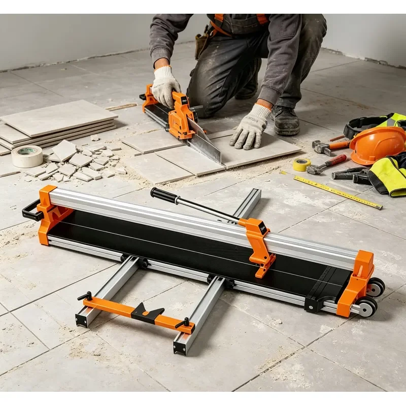 600mm 24 Inch 800mm 32 Inch Aluminum Alloy Positioning Dual Tracks Handheld 2026 Manual Tile Cutter
