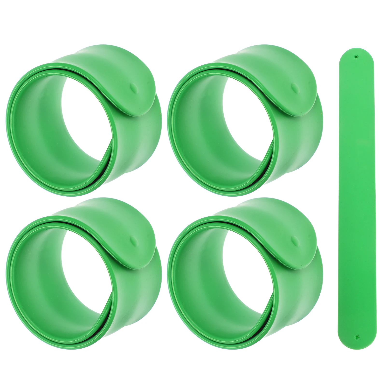 

5pcs Silicone Slap Bracelets Funny Kids Wristbands Party Favors Bright Non-Fading Kids Slap Classroom Birthday Favors