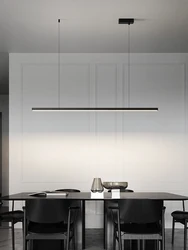 LED Chandelier Restaurant Lights Pendant Lights Nordic Modern Minimalist Office Long Bar Dining Room Chandeliers Kitchen Lamps