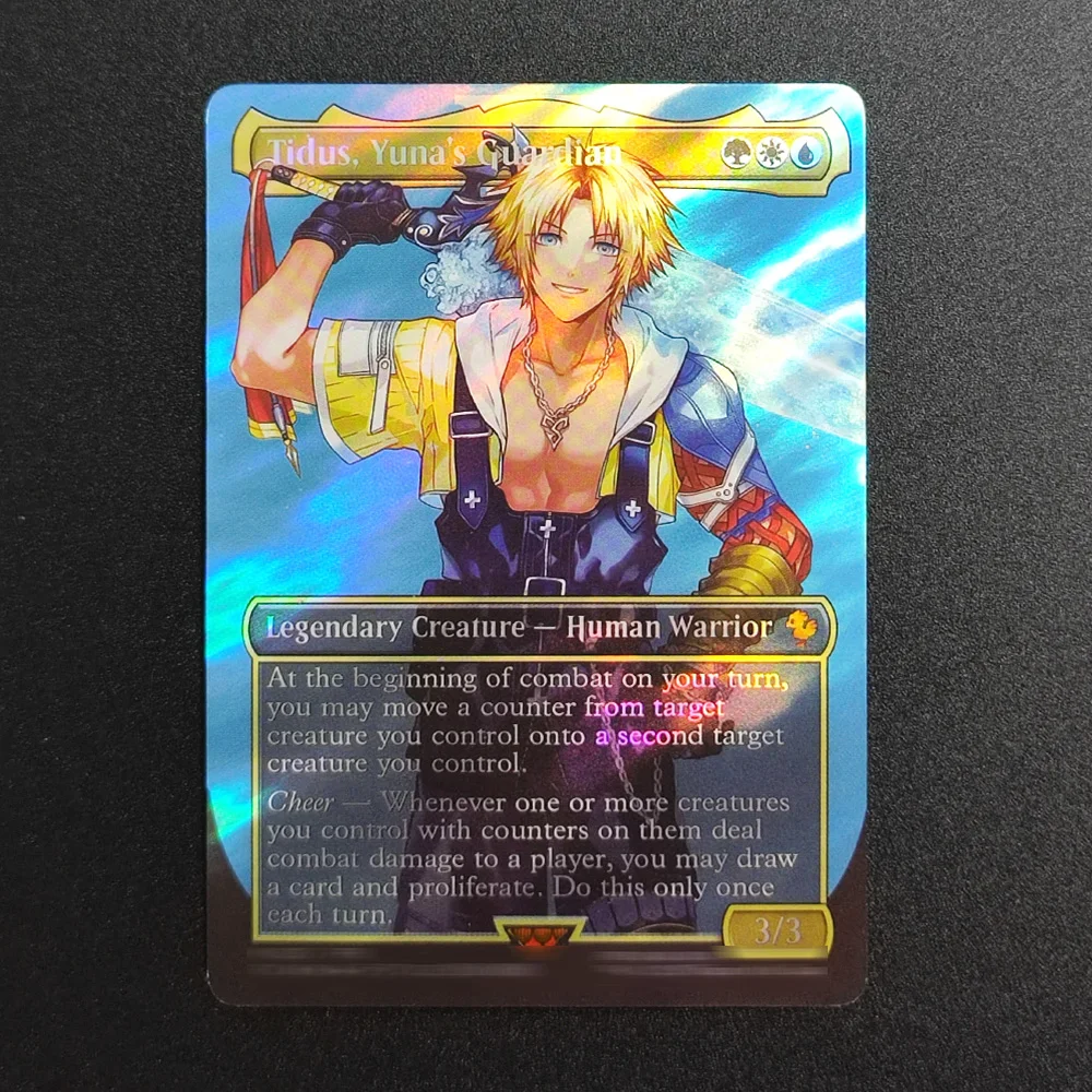 

Прокси-карты TCG Magic: Tidus и Yunas Guardian — высококачественные коллекционные карточки для настольных игр, аниме-карточные игрушки