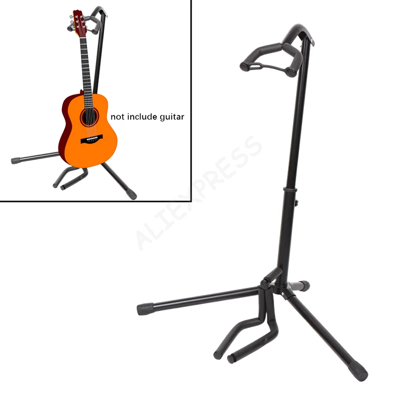 

Vertical Foldable And Adjustable Guitar Stand Instrument Display Ukulele Pipa Bass Folk Classical Electric Guitar Floor Stand