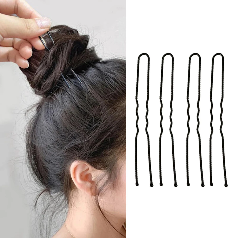 50PCS/set U-shape Hair Clip Girls New Styling Tools Hair Bun Word Clip Hairpin Women Fashion Bun Head Holder Hair Accessories