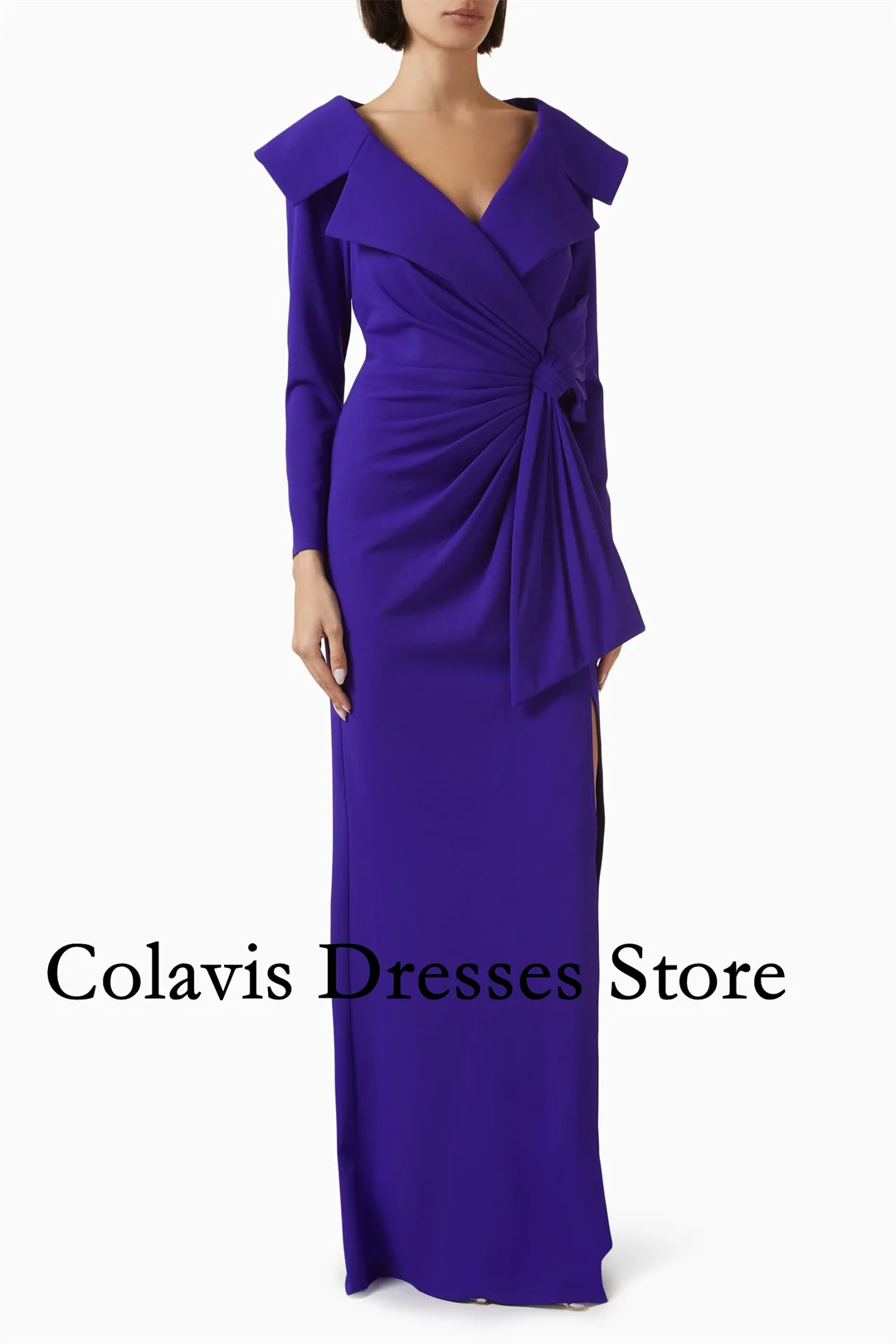 

2025 Индивидуальное платье Boleyn с портретным воротником из эластичного крепа, платья для выпускного вечера, вечернее платье, женские вечерние платья, вечернее платье