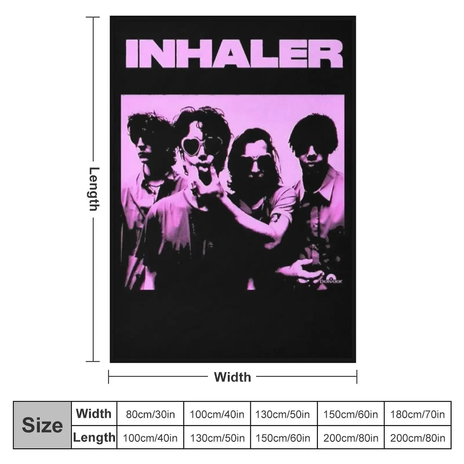 inhaler band, inhaler, band, elijah hewson, indie, josh jenkinson, robert keating Throw Blanket Soft Plaid Blankets