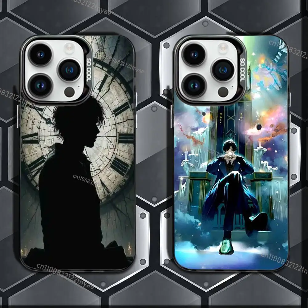 

L-Lord of M-Mysteries Phone Case For iPhone 17,16,Pro,Max,E 15,14,Plus,13,12,Mini,11,Pro Matte Colored Silver Luxury Cover BLACK