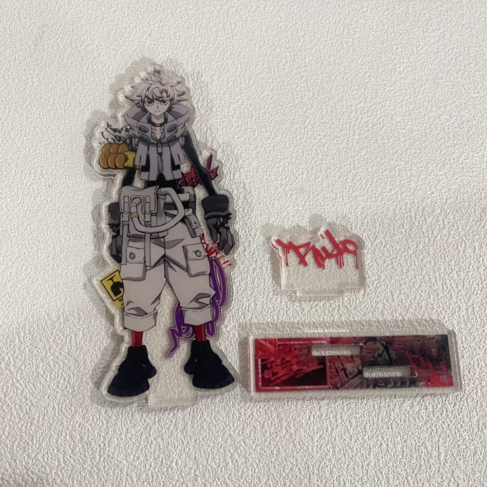 GACHIAKUTA Enjin Zanka Nijiku Acrylic Stand Keychain Set Cleaning Team Dark Fantasy Anime Merch