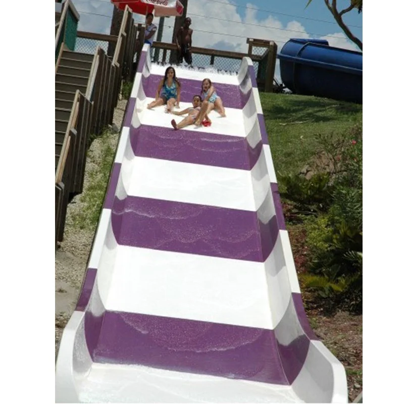 Interaktive Wettkampf-Diashow, Glasfaser-Wasserrutsche, breite Rutsche