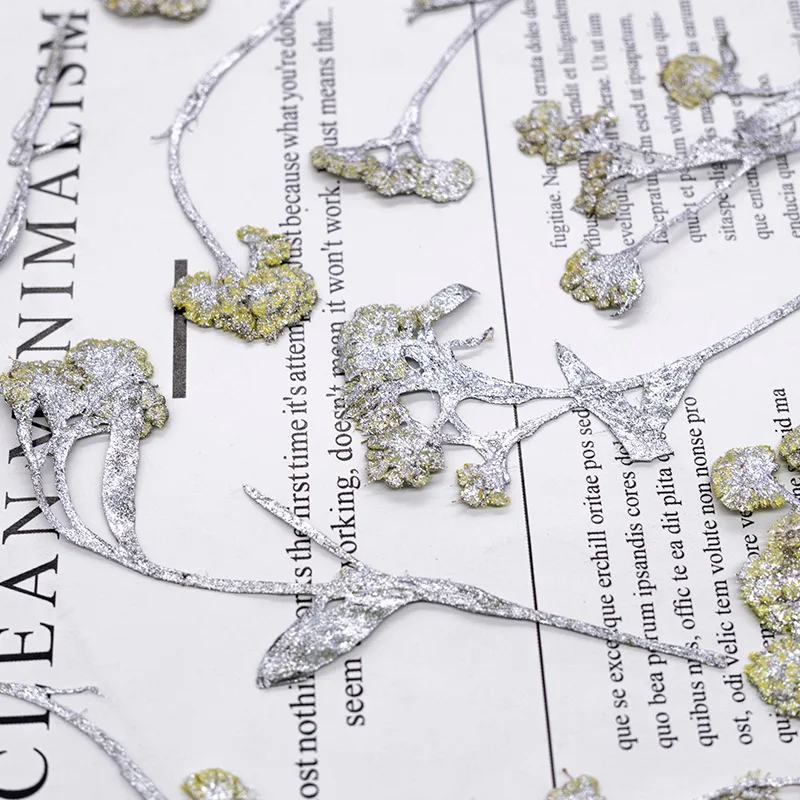 12 Stück, gefärbte gepresste Kreuzkresse-Blumen, getrocknete Pflanzen, DIY-Material für Harz, Lesezeichen, Scrapbooking, Kartenherstellung, Bastelzubehör – Detail 10