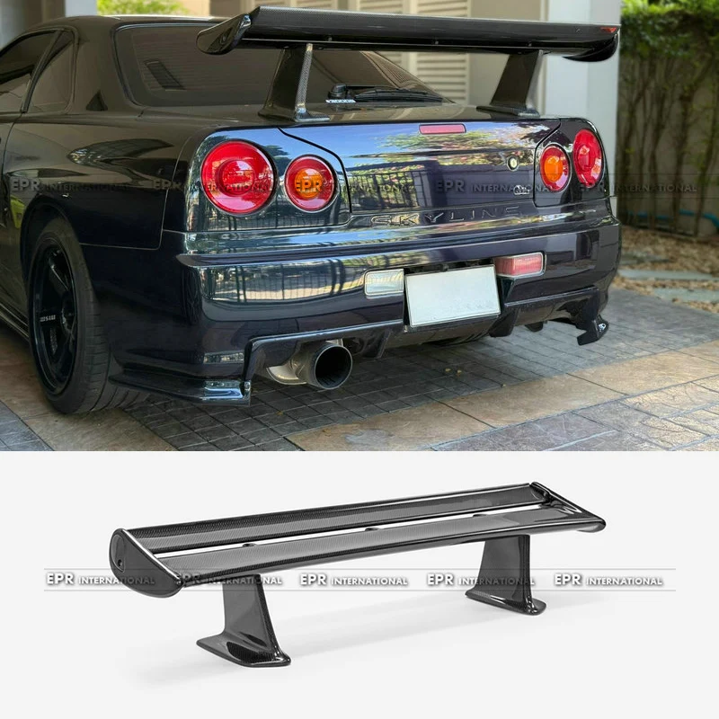 

For Skyline R34 GTR OEM Spoiler with JUN High Spoiler Leg
