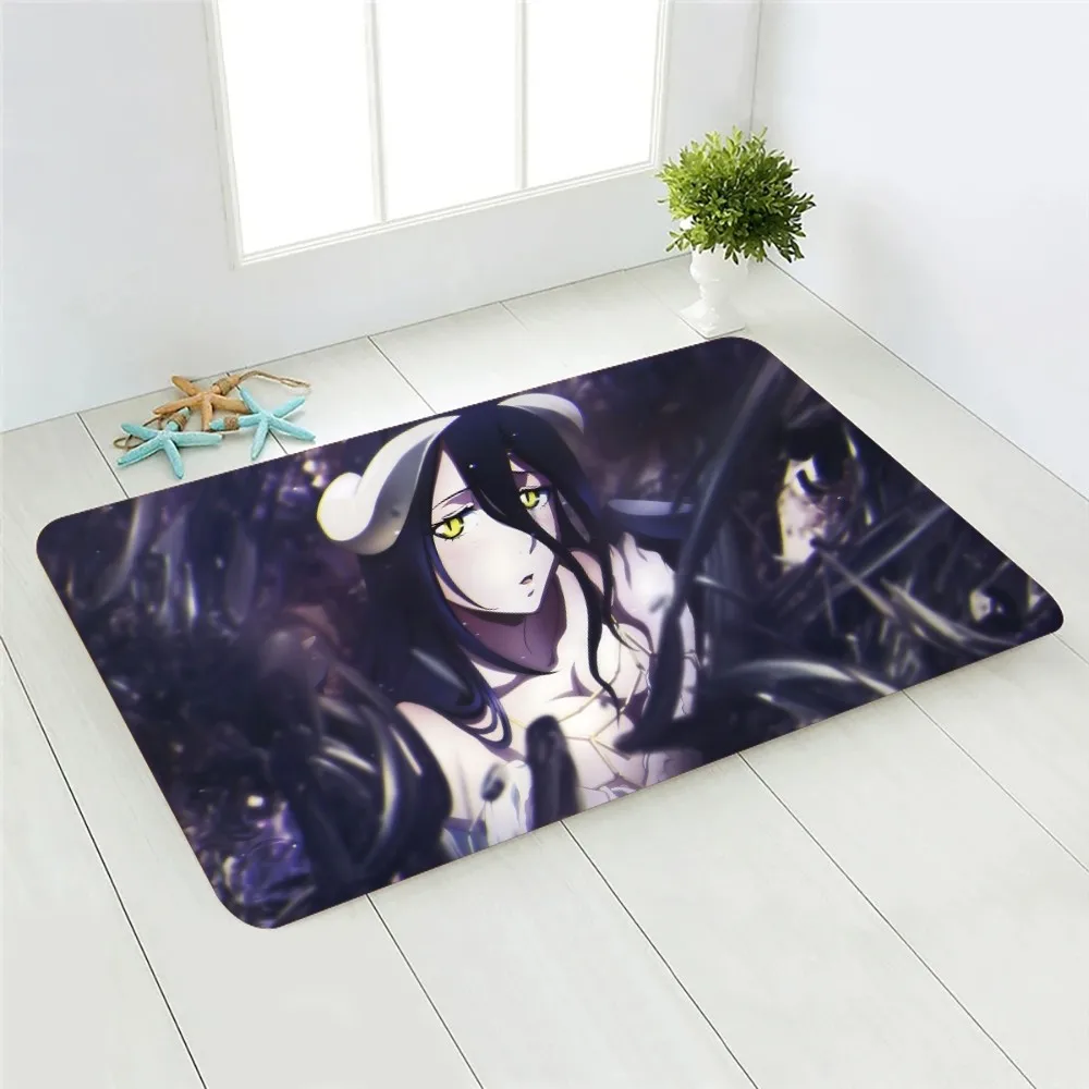 O-Overlord A-Albedo Floor Mat Graphic Printed Flannel Doormats For Bathroom Kitchen Entrance Carpet Home Decor