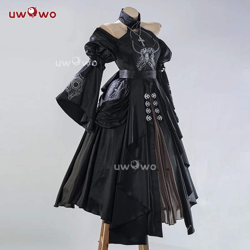 IN STOCK UWOWO Sister Zero Sister Cosplay Costume Dress Black Dress Halloween Costumes