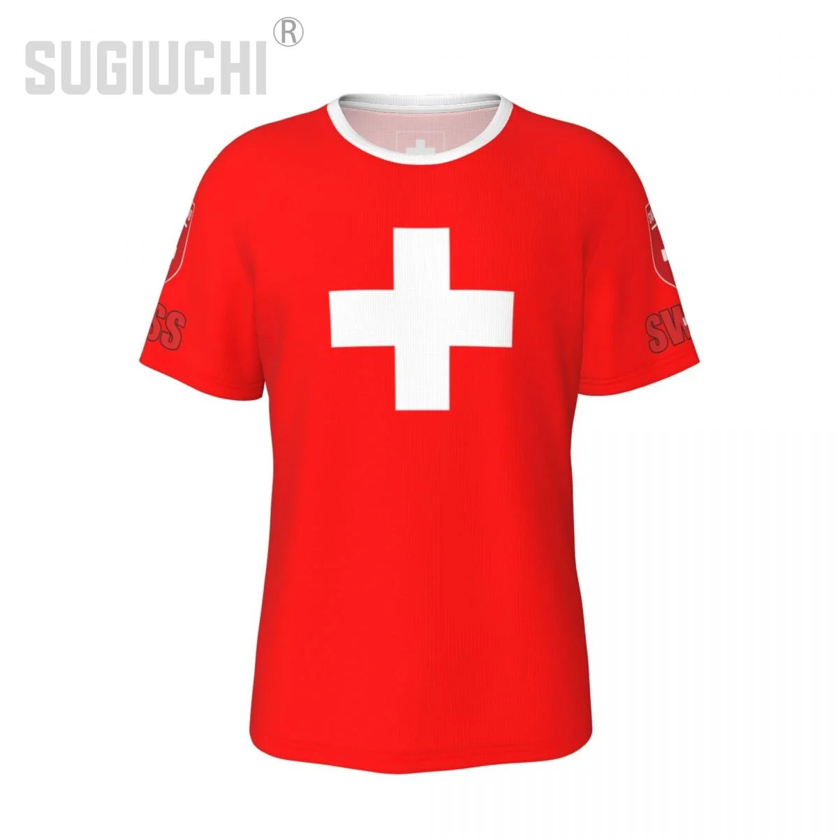 Unisex Nation T-shirt Switzerland Flag Swiss T-shirts For Men Women Soccer Football Fans Gifts Custom clothes tee