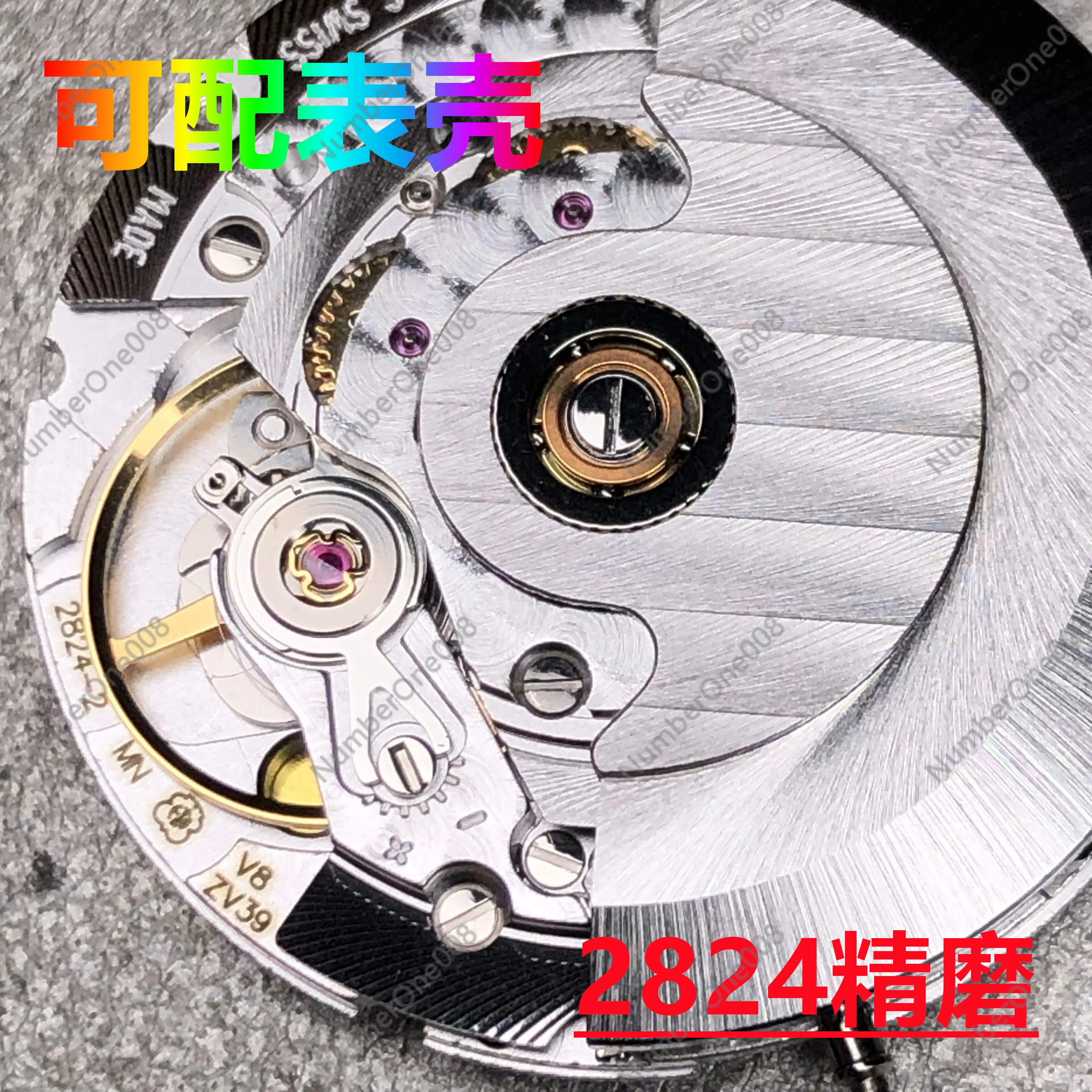 

Швейцарский оригинальный новый ETA2824-2, прецизионное шлифование, Женевский узор, сертифицированный V8, автоматический корпус часов с двойным заводом