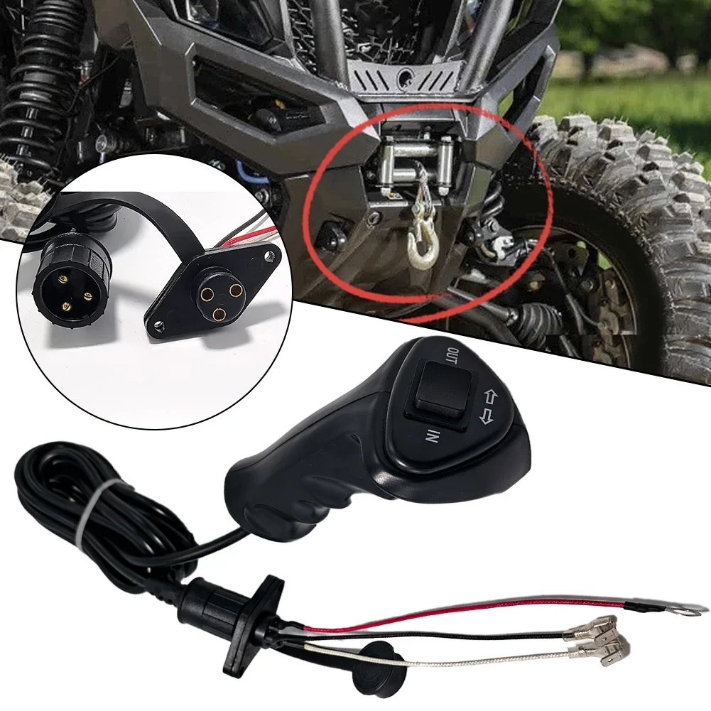 

3Pin Electric Winch Remote Control Controller WithCable For Car Off Road Vehicle 2025 Hot Sale Brand. New And High Quality