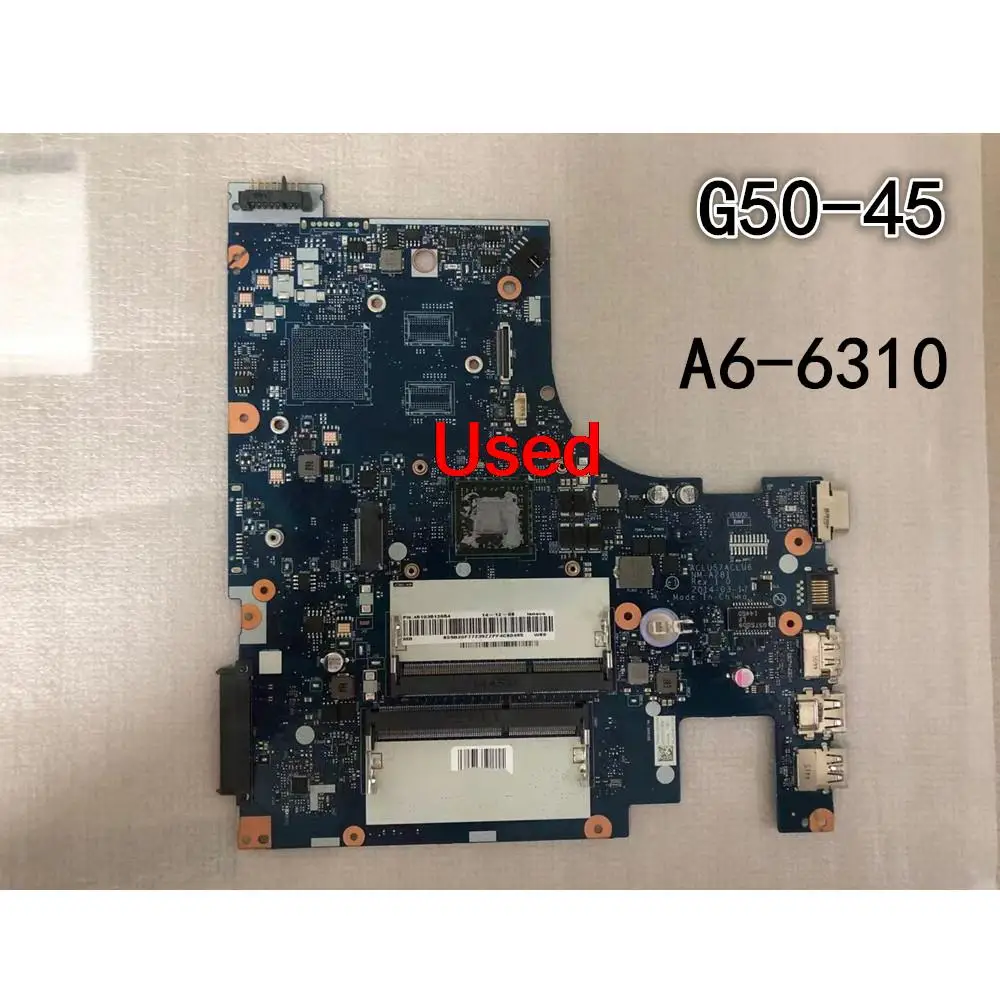 

Used For Lenovo G50-45 Laptop Motherboard mainboard ACLU5/ACLU6 NM-A281 with A6-6310 CPU UMA FRU:5B20F77239 5B20F77219