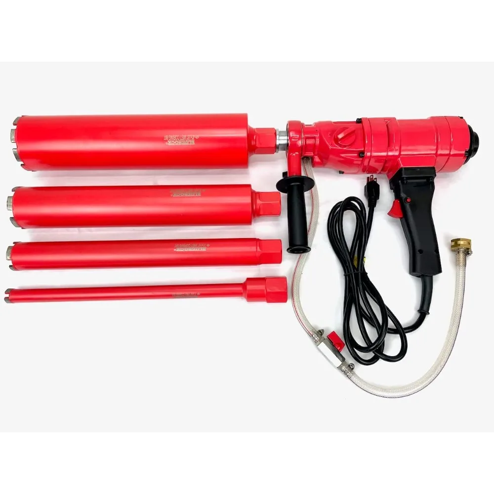 CORE DRILL PACKAGE DEAL 4Z1 2-SPEED CONCRETE CORING DRILL by BLUEROCK TOOLS COMES WITH 1