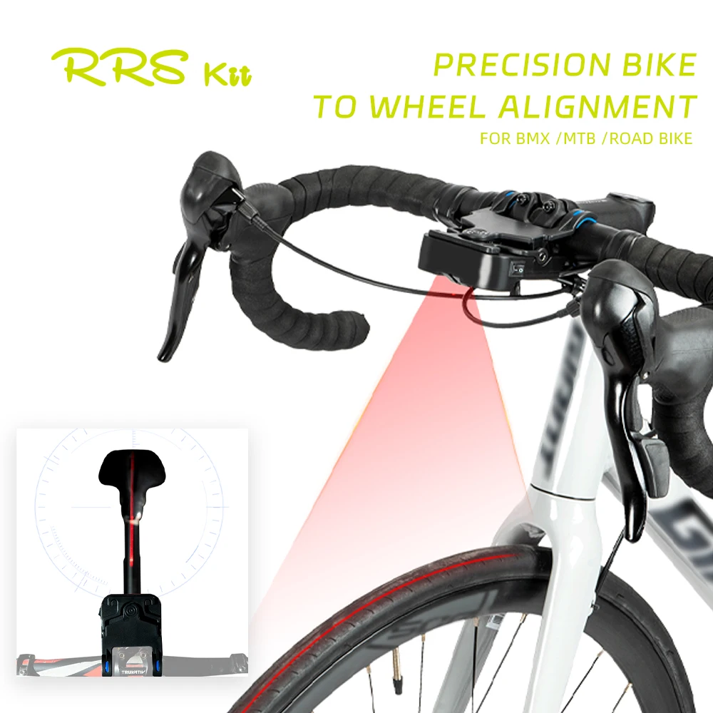 Bike Handlebar Aligner Seat Center Adjuster Tire Offset Aligner  Precision Bike To Wheel Alignment Maintenance Tools